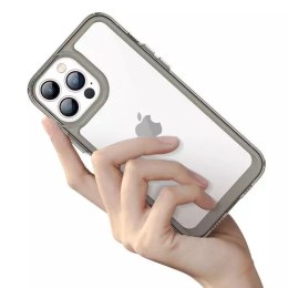 Coque Outer Space pour iPhone 12 Pro coque rigide avec cadre en gel rouge