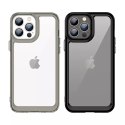 Coque pour iPhone 13 Pro Max Coque rigide avec cadre en gel transparent