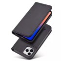 Étui pour cartes magnétiques pour iPhone 12 Pro Pouch Card Wallet Card Holder Noir