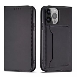 Étui pour cartes magnétiques pour iPhone 13 mini couverture porte-cartes porte-cartes noir