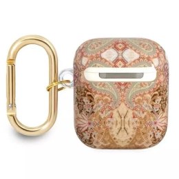 Guess GUA2HHFLD AirPods couverture or / or Paisley Strap Collection