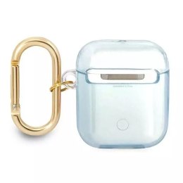 Guess GUA2HHTSB Housse AirPods bleu / bleu Strap Collection