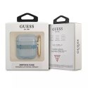 Guess GUA2HHTSB Housse AirPods bleu / bleu Strap Collection