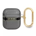 Guess GUA2HHTSK Housse AirPods noir / noir Strap Collection