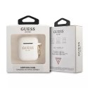 Guess GUA2SGGEH AirPods cover biały/white Silicone Glitter