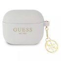 Guess GUA3LSC4EG AirPods 3 housse gris / gris Silicone Charm 4G Collection