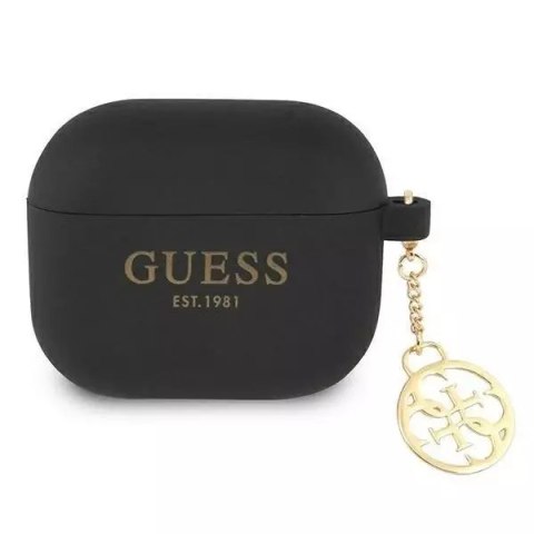 Guess GUA3LSC4EK AirPods 3 couverture czany / noir Charm Collection