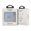 Guess GUA3LSCHSB Housse AirPods 3 bleu / bleu Silicone Charm Collection