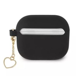 Guess GUA3LSCHSK AirPods 3 couverture noir / noir Silicone Charm Collection