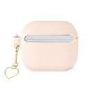 Guess GUA3LSCHSP Housse AirPods 3 rose / rose Silicone Charm Collection