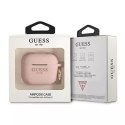 Guess GUA3SGGEP AirPods 3 cover różowy/pink Silicone Glitter