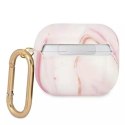 Guess GUA3UNMP Housse AirPods 3 rose / rose Marble Collection