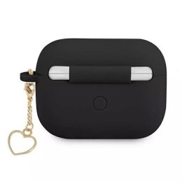 Guess GUAPLSCHSK AirPods Pro housse noir / noir Silicone Charm Collection