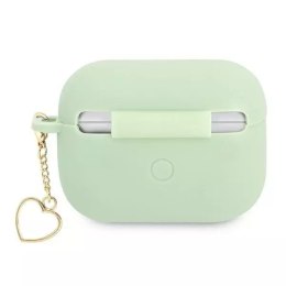 Guess GUAPLSCHSN AirPods Pro cover vert / vert Silicone Charm Heart Collection