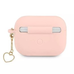 Guess GUAPLSCHSP AirPods Pro housse rose / rose Silicone Charm Collection