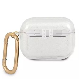 Guess GUAPUCG4GT AirPods Pro cover Transparent Glitter Collection