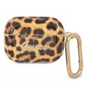 Guess GUAPUSLEO AirPods Pro cover złoty/gold Leopard Collection