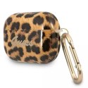 Guess GUAPUSLEO AirPods Pro cover złoty/gold Leopard Collection