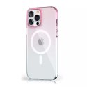 Coque magnétique Kingxbar PQY Gradient Series pour iPhone 13 Coque Bleue / Rose (compatible MagSafe)