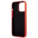 Coque rigide Ferrari FESSIHCP13XRE iPhone 13 Pro Max 6.7 "rouge / rouge Silicone