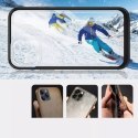 Coque transparente 3 en 1 pour iPhone 11 Pro Max coque gel avec cadre noir