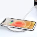 Coque transparente 3 en 1 pour iPhone 12 Frame Gel Cover Noir