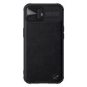 Étui en cuir Nillkin CamShield pour iPhone 13 Housse de caméra noir