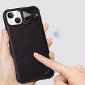 Étui en cuir Nillkin CamShield pour iPhone 13 Housse de caméra noir