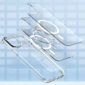 Kingxbar PQY Crystal Series Coque magnétique pour iPhone 13 Coque transparente (compatible MagSafe)