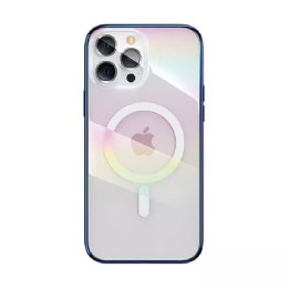 Kingxbar PQY Nebula Series Coque magnétique pour iPhone 13 Coque Violet (compatible MagSafe)
