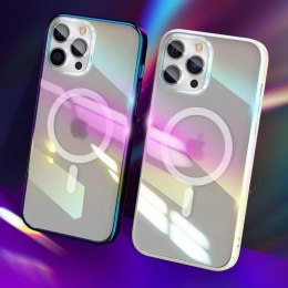 Kingxbar PQY Nebula Series Coque magnétique pour iPhone 13 Coque Violet (compatible MagSafe)