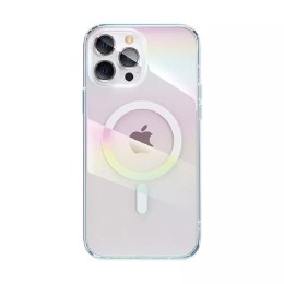 Kingxbar PQY Nebula Series Coque magnétique pour iPhone 13 Coque transparente (compatible MagSafe)