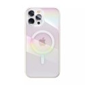 Kingxbar PQY Nebula Series Coque magnétique pour iPhone 13 Pro Housse de boîtier Blanc (compatible MagSafe)