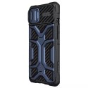 Nillkin Adventruer Case Coque iPhone 13 blindée avec cache caméra bleu