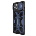 Nillkin Adventruer Case pour iPhone 13 Pro coque blindée avec cache caméra bleu