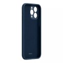 Baseus Liquid Gel Case Housse en caoutchouc souple et flexible pour iPhone 13 Pro Max bleu (ARYT000803)