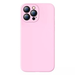 Coque en silicone Baseus Liquid Gel Case pour iPhone 13 Pro rose (ARYT001004)