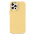 Eco Case Case pour iPhone 12 Housse en silicone Housse de téléphone Jaune