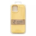 Eco Case Case pour iPhone 12 Housse en silicone Housse de téléphone Jaune