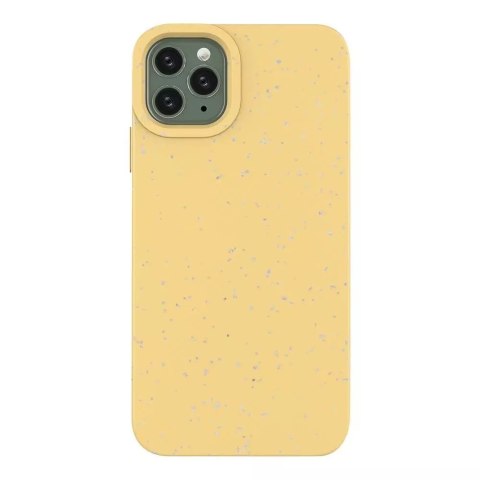 Eco Case Coque pour iPhone 11 Pro Max Silicone Cover Phone Cover Jaune