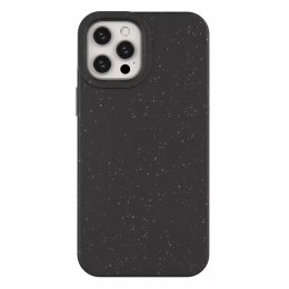 Eco Case Coque pour iPhone 12 Pro Coque en Silicone Coque de Téléphone Noir