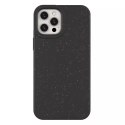 Eco Case Coque pour iPhone 12 Pro Max Coque en Silicone Coque de Téléphone Noir