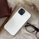 Eco Case Coque pour iPhone 12 Pro Max Housse en silicone Boîtier de téléphone Blanc
