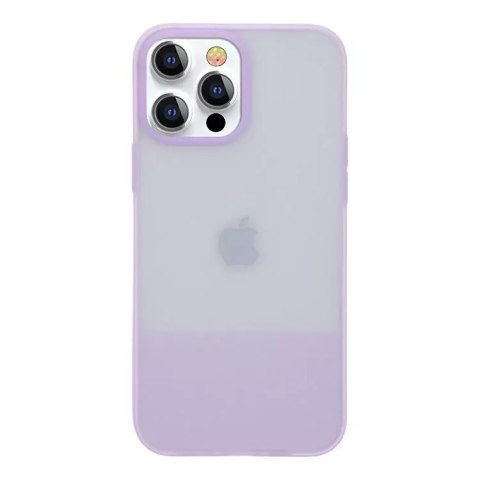 Housse Kingxbar Plain Series pour iPhone 13 housse en silicone violet