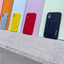 Wozinsky Kickstand Case étui en silicone avec support pour iPhone 13 mini jaune