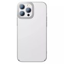 Baseus Glitter Hard PC Case Couverture de galvanoplastie transparente pour iPhone 13 Pro argent (ARMC000412)