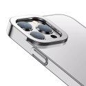 Baseus Glitter Hard PC Case Couverture de galvanoplastie transparente pour iPhone 13 Pro argent (ARMC000412)