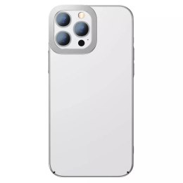Baseus Glitter Hard PC Case Housse de galvanoplastie transparente pour iPhone 13 Pro Max argent (ARMC000512)