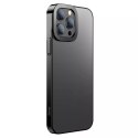 Baseus Glitter Hard PC Case Housse de galvanoplastie transparente pour iPhone 13 Pro Max noir (ARMC000201)