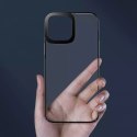 Baseus Glitter Hard PC Case Housse de galvanoplastie transparente pour iPhone 13 Pro Max noir (ARMC000201)